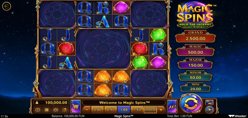 Magic Spins slot demo